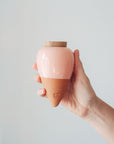 Olla de Auto Riego - Rosa Coral