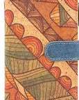 Cork wallet pattern women zipper card vegan wallet RFID BAGD-141