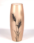 floor lilac art decorative glass vase 7124/400/sh328