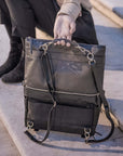 DAKOTA 3 in 1 Convertible Backpack Purse, Black