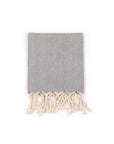 Handwoven Table Linen Peskir Spade | Dark Grey