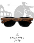 Eyewood | Engraved wooden sunglasses - Gladiator