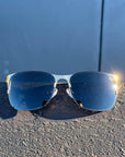 Titanium Wayfarer Sunglasses - V2 - 24K GOLD Plated