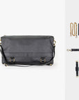 DAKOTA 3 in 1 Convertible Backpack Purse, Black