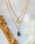 Moon Layered Necklace 18 Karats gold Plated