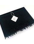 Great Natural Alpaca 100% Super Baby Alpaca scarf black colour