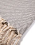 Handwoven Table Linen Peskir Spade | Light Grey