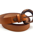 Luxury Wood Belt Fuji Heart 308
