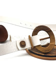Luxury Wood Belt Fuji Happiness 308