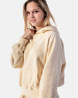 Hoodie Static - yellow - Damen
