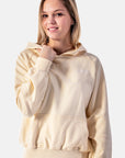 Hoodie Static - yellow - Damen