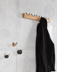 Coat rack DEER | oak wood or walnut color oak wood