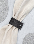 Felt napkin rings | set of 4 |  black