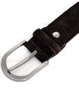 Sagrada Dark Brown Suede Belt