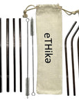 Reusable Stainless Steel Straws (Set of 7 or 11 Pieces)