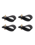 Felt napkin rings | set of 4 |  black