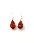 Baltic Amber Jewelry - Drop Earrings with Sterling Silber 925