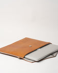 Leather Bag with adjustable strap for MacBook