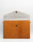 Leather Bag with adjustable strap for MacBook